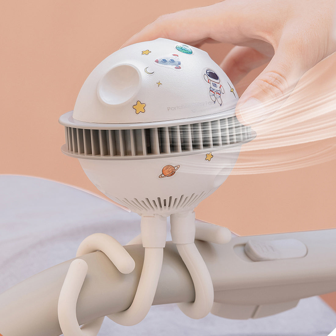 Bladeless Baby Stroller Fan