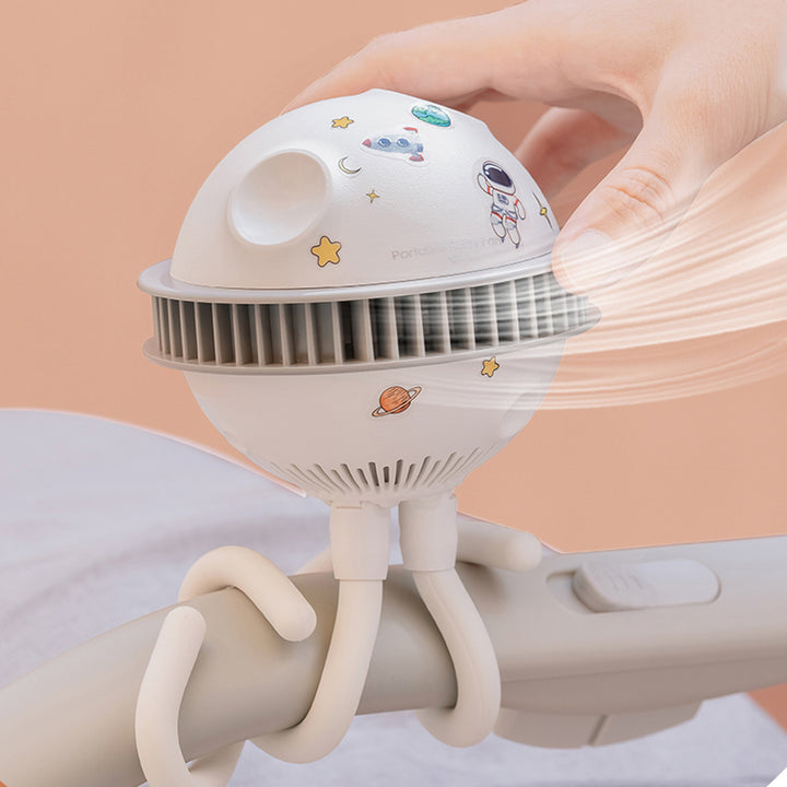 Bladeless Baby Stroller Fan