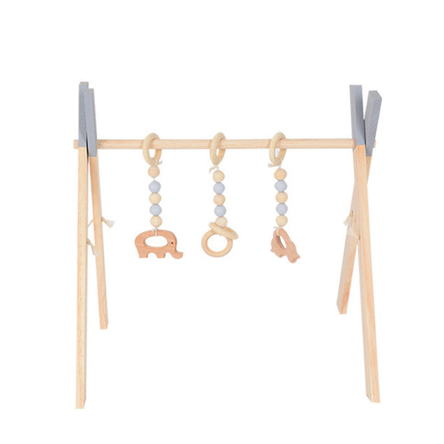 Wooden Baby Fitness Frame Educational Toy