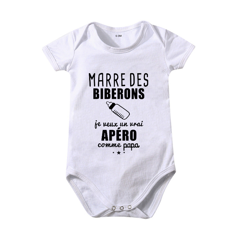 Pure Cotton Baby One-Piece Rompers