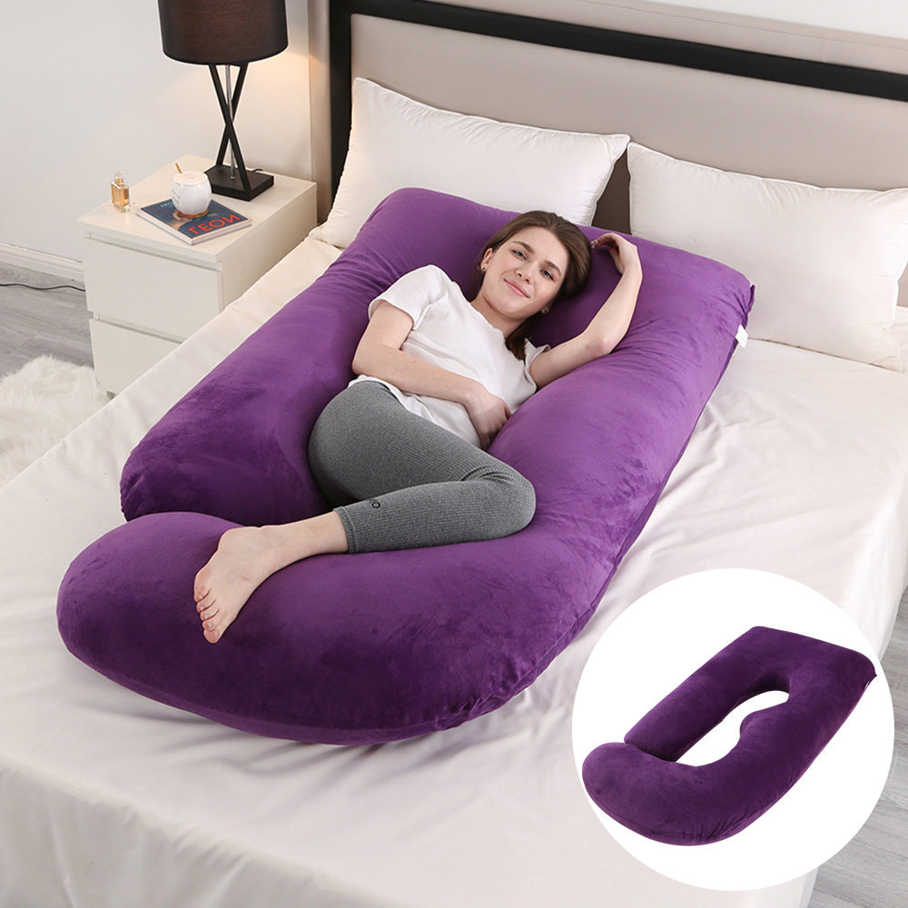J-Type Maternity Waist Support Slope Pillow