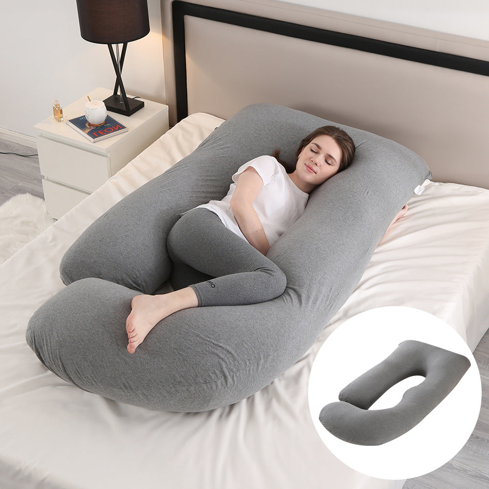 J-Type Maternity Waist Support Slope Pillow