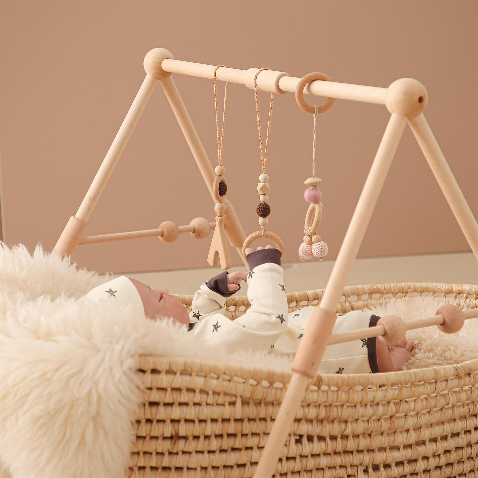 Newborn Baby Crib Activity Fitness Rack