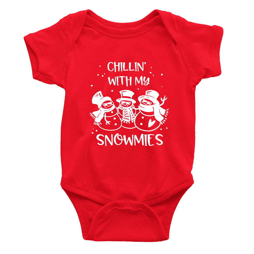 Cotton Baby Short Sleeve Romper Coating