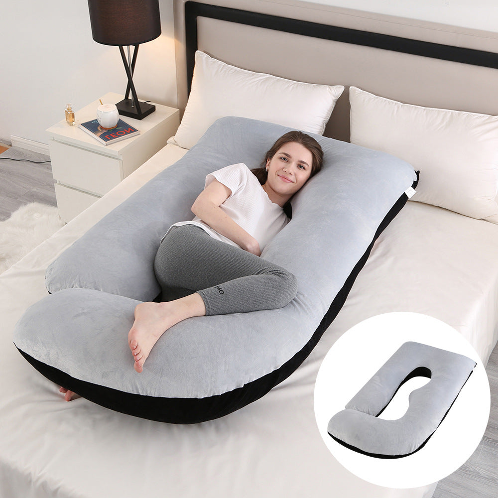 J-Type Maternity Waist Support Slope Pillow