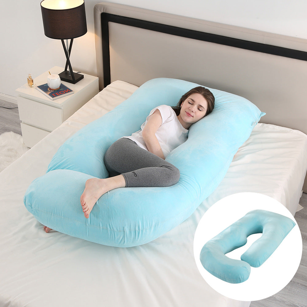 J-Type Maternity Waist Support Slope Pillow