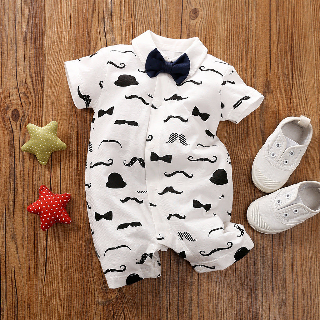 Gentleman Baby Long Sleeve Romper