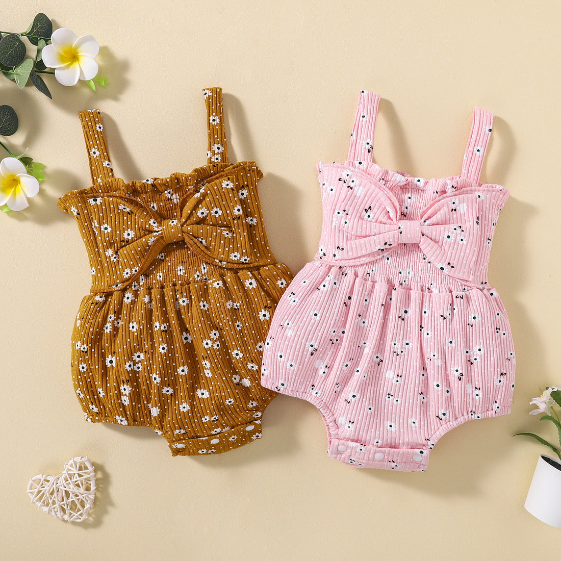 Sleeveless Summer Baby Rompers Jumpsuit