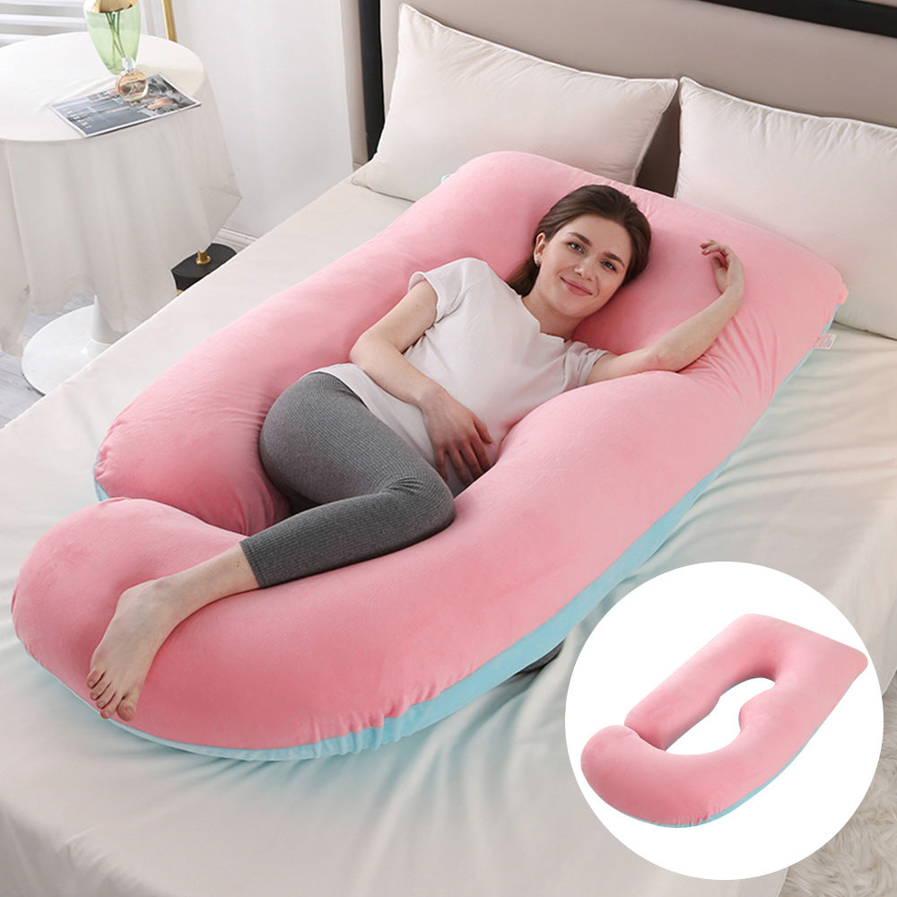 J-Type Maternity Waist Support Slope Pillow